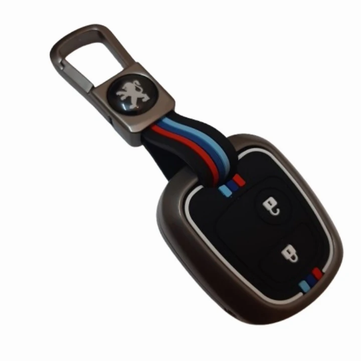 کاور سوییچ و ریموت خودرو دیاموند شاپینگ مدل DS-206-peugeot-metal مناسب برای پژو 207