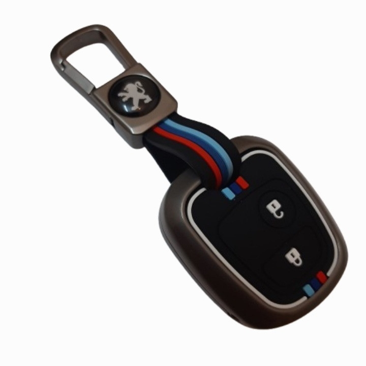 کاور سوییچ و ریموت خودرو دیاموند شاپینگ مدل DS-206-peugeot-metal مناسب برای پژو 207