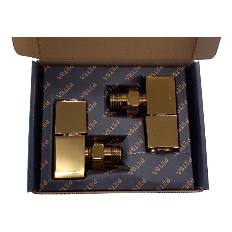 شیر رادیاتور پتسا مدل دکوراتیو فلت بسته 2 عددی