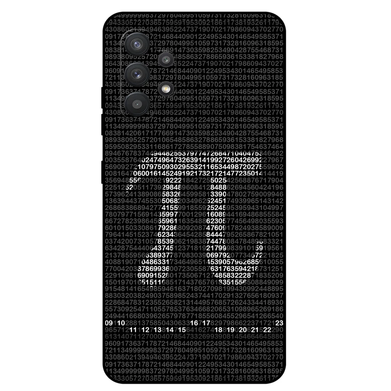 کاور مگافون طرح عدد پی مدل 7240 مناسب برای گوشی موبایل سامسونگ Galaxy A32 4G