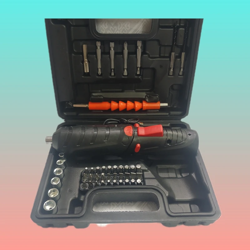 عکس شماره 3 : پیچ گوشتی شارژی مدل jv880_p مجموعه 46 عددی