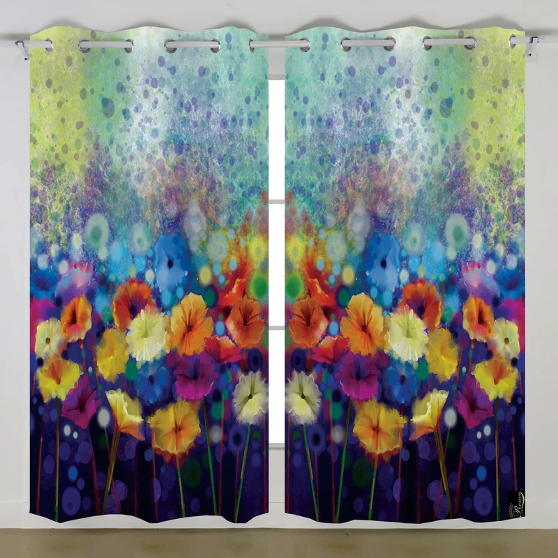 پرده رنس مدل C36-50308 سایز 270x140 سانتی متر