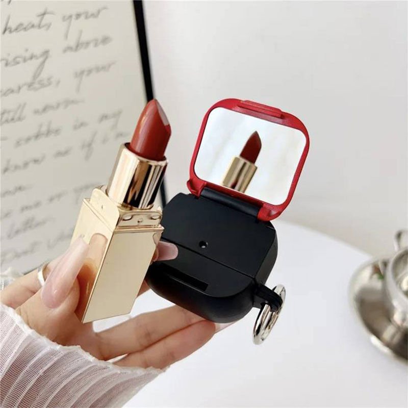 کاور مسیر مدل Makeup Mirror مناسب برای کیس Airpods 4 به همراه آویز