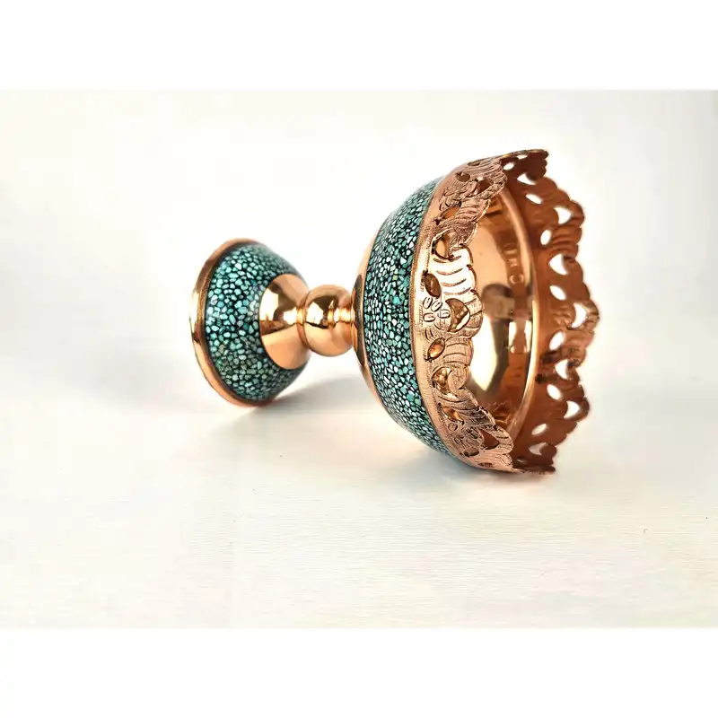 آجیل خوری فیروزه کوبی مدل شیرازی کد ag11 مجموعه 2 عددی