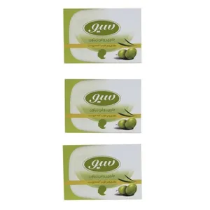 صابون شستشو سیو مدل Olive oil وزن 125 گرم مجموعه 3 عددی