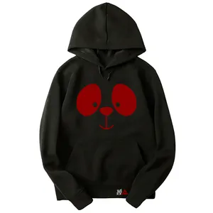 هودی دخترانه مدل پاندا کد T16 رنگ نوک مدادی