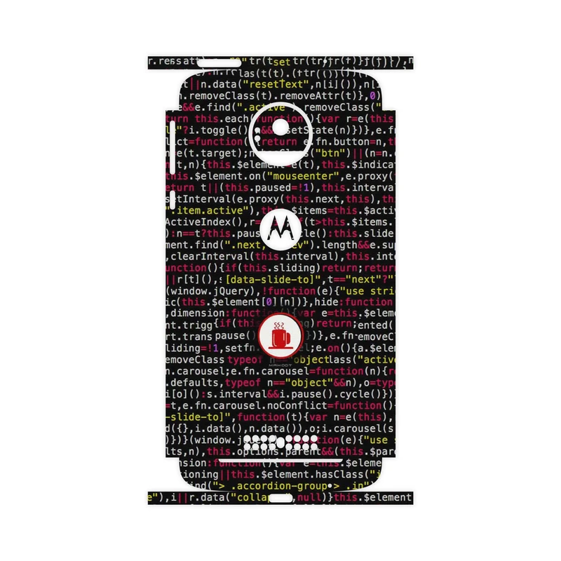 برچسب پوششی ماهوت مدل Programming 1-FullSkin مناسب برای گوشی موبایل موتورولا Moto Z