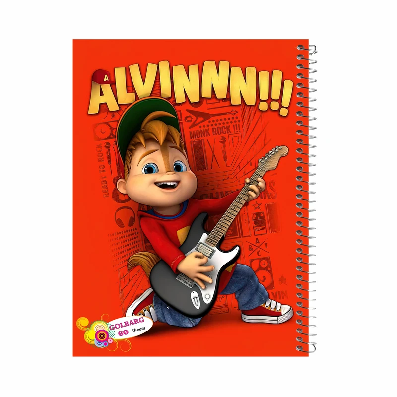 دفتر مشق 60 برگ گلبرگ طرح سنجاب کد 60338