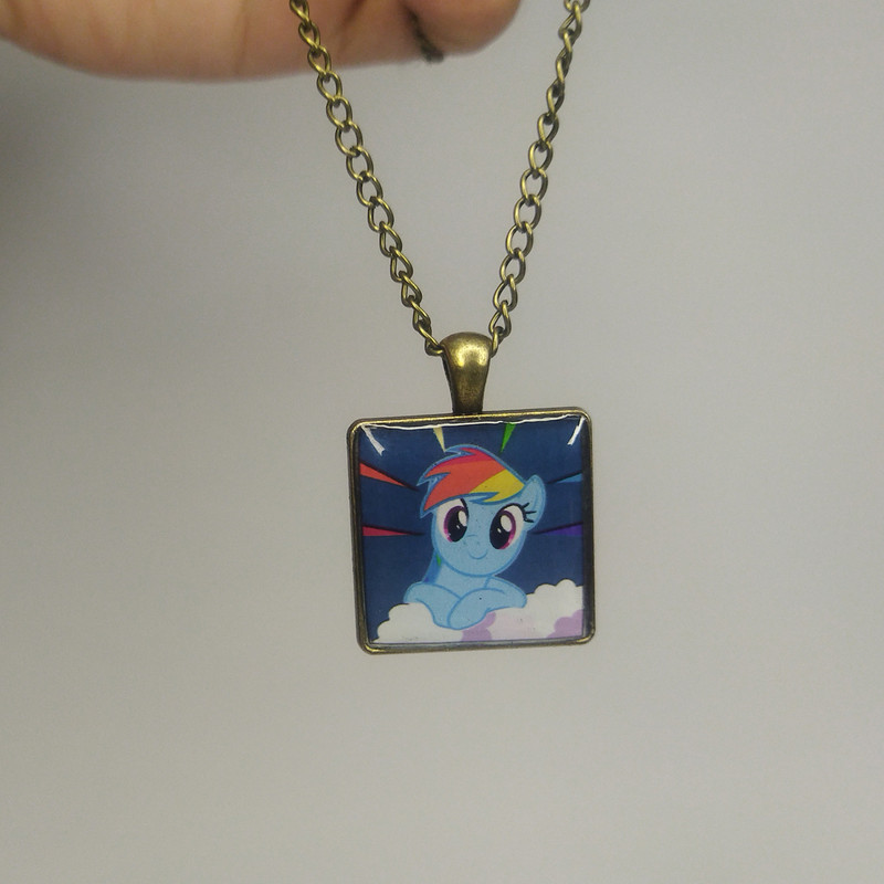 گردنبند دخترانه مدل پونی کد TR17