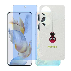 Glass together model anti blue screen protector suitable for Honor 90 mobile phone with back cover sticker