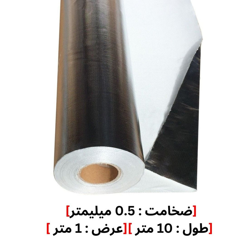 پارچه نسوز فایبرگلاس فویلدار مدل 0.5MM طول 10 متر