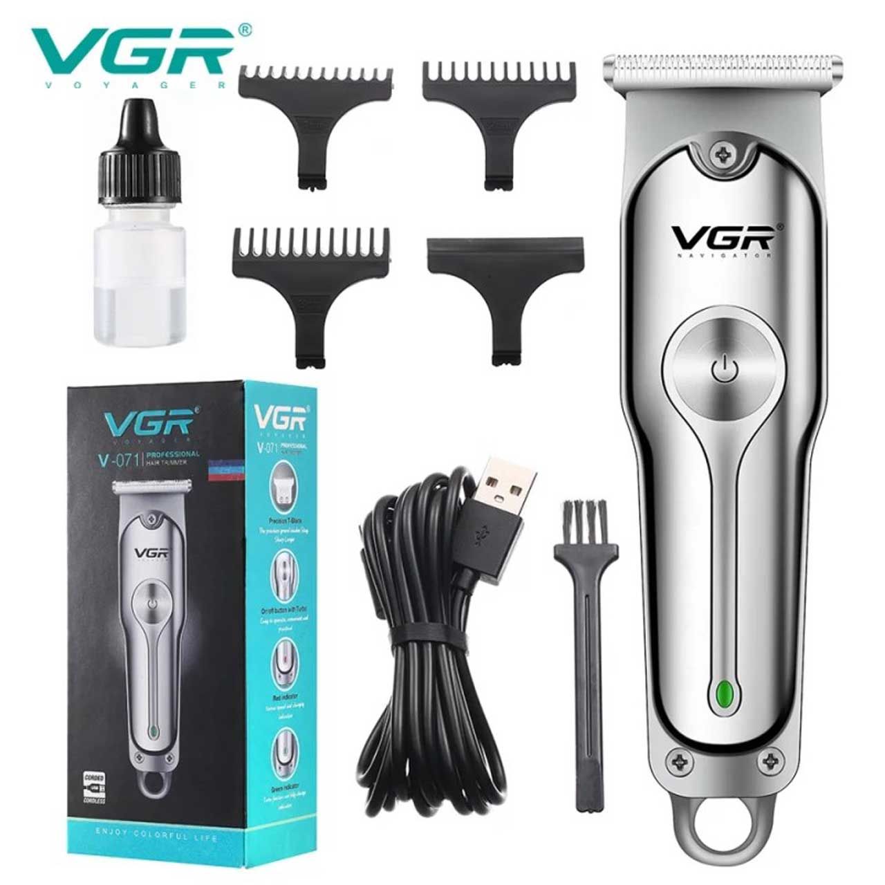 ماشین اصلاح موی سر و صورت وی جی ار مدل PROFESSIONAL V_071 -  - 10
