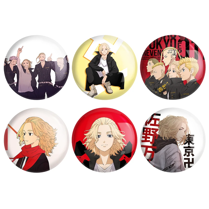 مگنت خندالو مدل انیمه توکیو ریونجرز کد 383A مجموعه 6 عددی