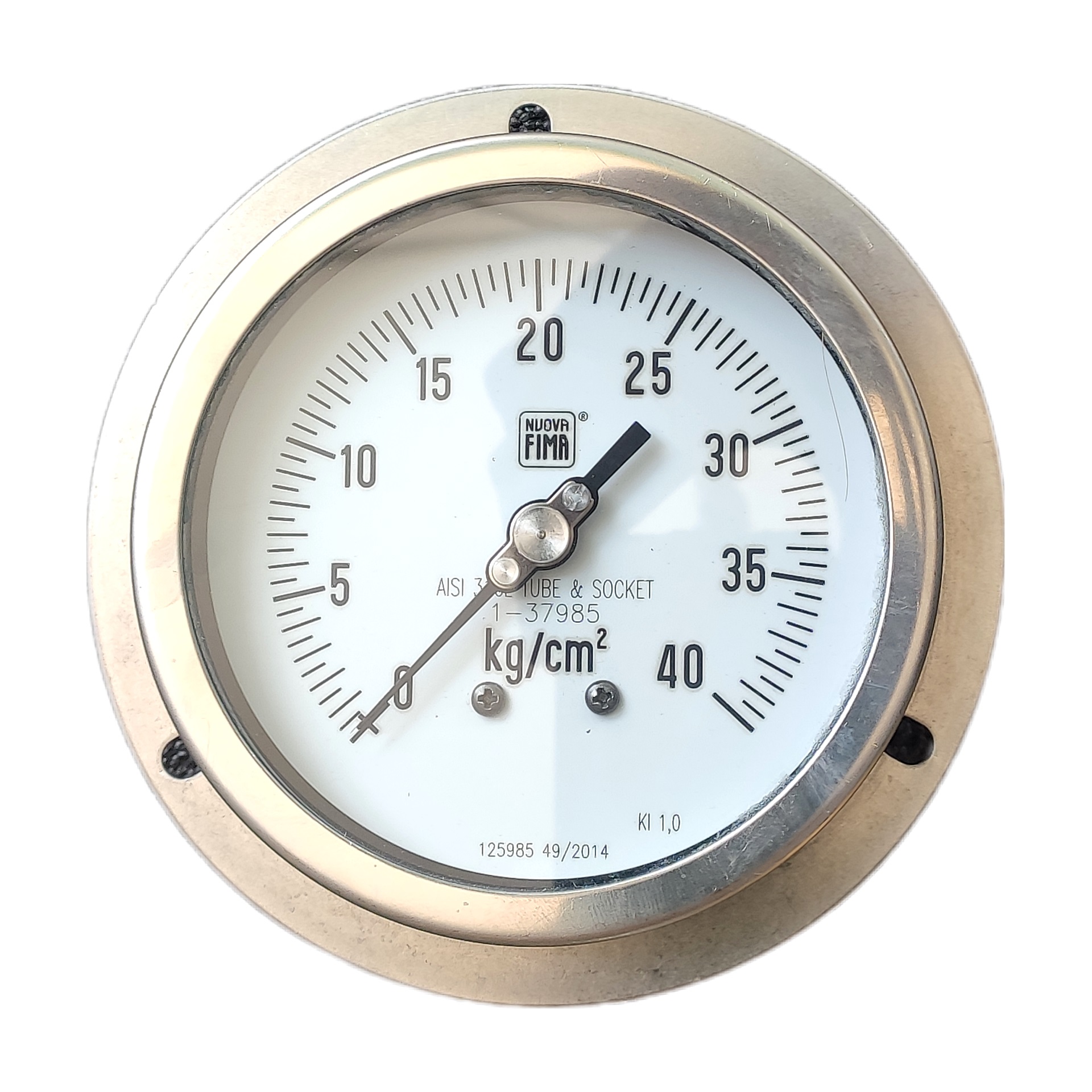 گیج فشار نووا فیما مدل 40kg/cm2-10cm