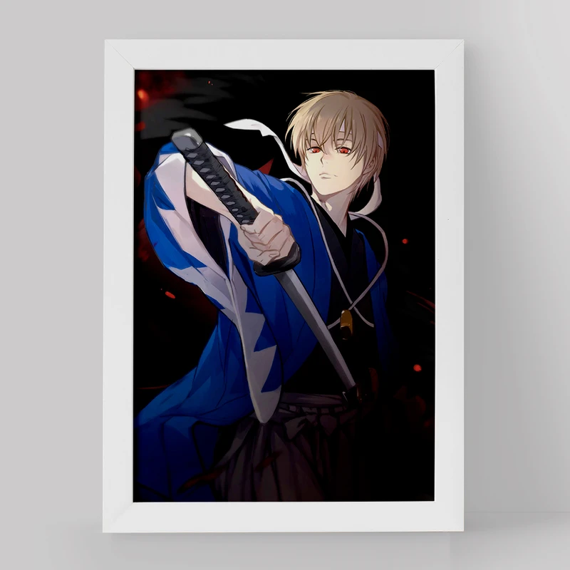 تابلو خندالو مدل اوکیتو و سوباتو انیمه گینتاما کد 12956