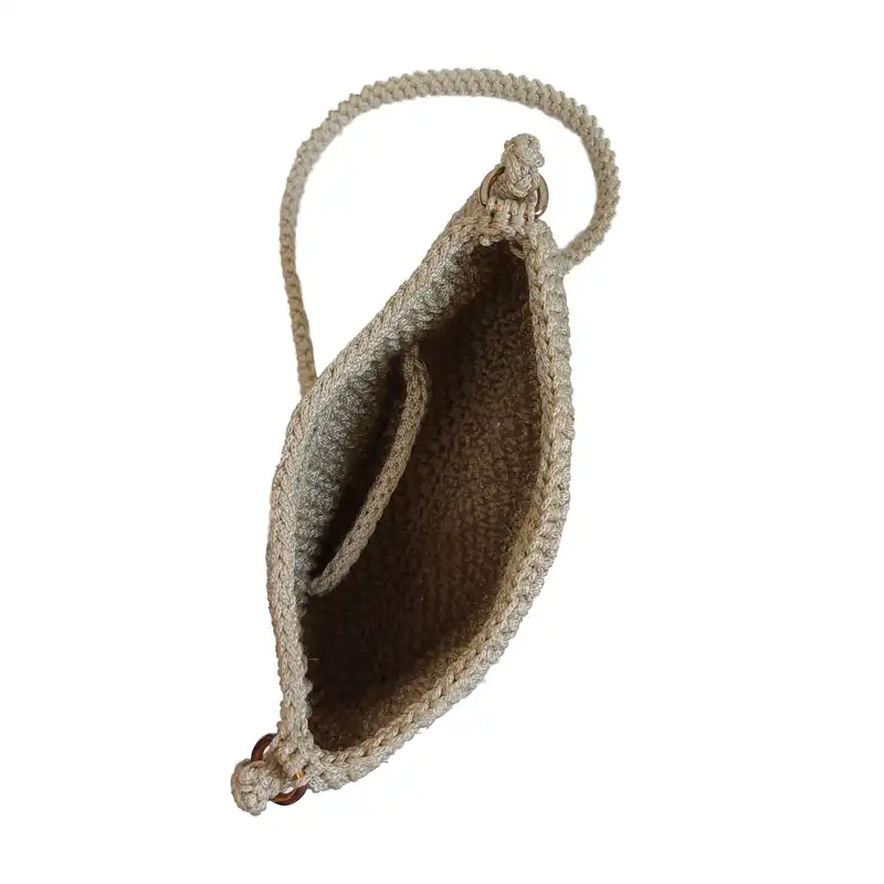 کیف رودوشی زنانه مدل مکرومه