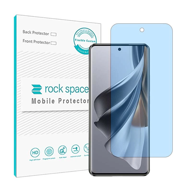 محافظ صفحه نمایش ضد اشعه آبی راک اسپیس مدل HyBLU مناسب برای گوشی موبایل اوپو Reno10 pro global