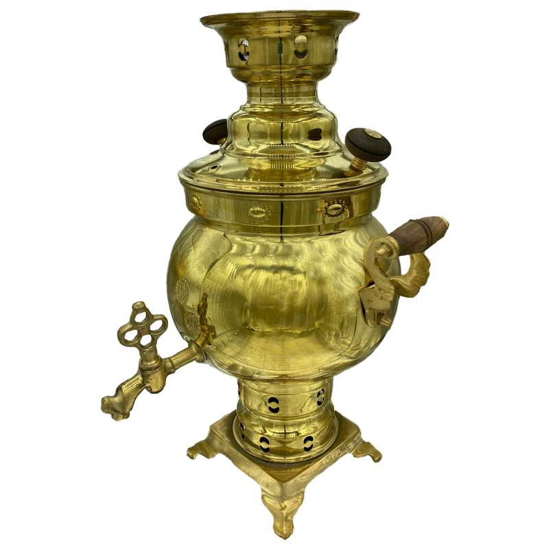 سماور زغالی کد A-04 ظرفیت 4 لیتر