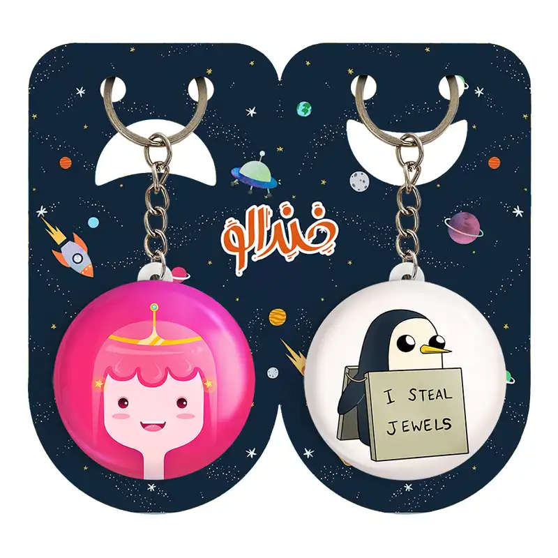 جاکلیدی خندالو مدل گانتر و پرنسس بابل گام وقت ماجراجویی Adventure Time کد 2080820803 مجموعه 2 عددی