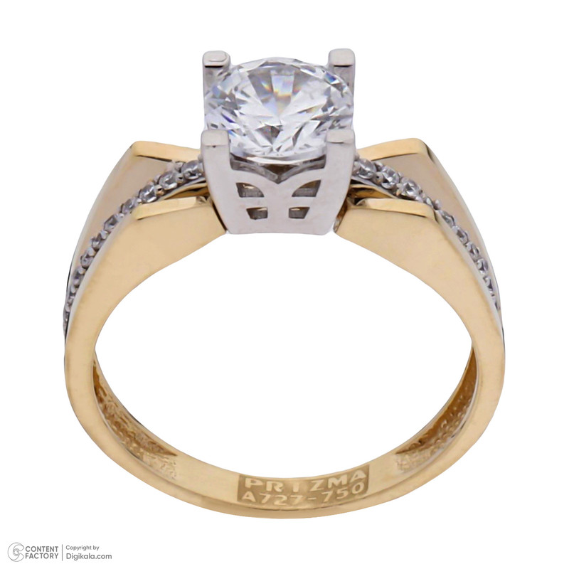 انگشتر طلا 18 عیار زنانه مایا ماهک مدل MR1102 طرح سولیتر