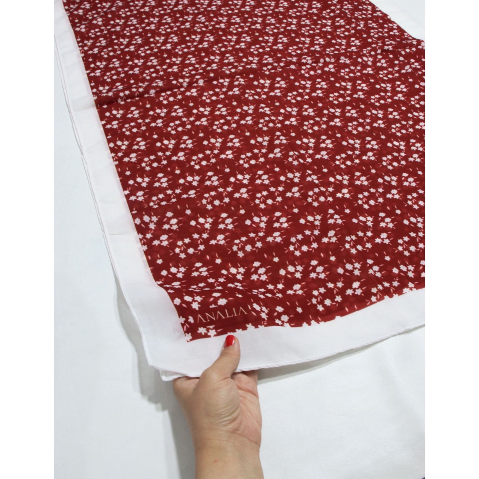 شال زنانه مدل خنک تابستانه طرح گل کد 7062 -  - 40