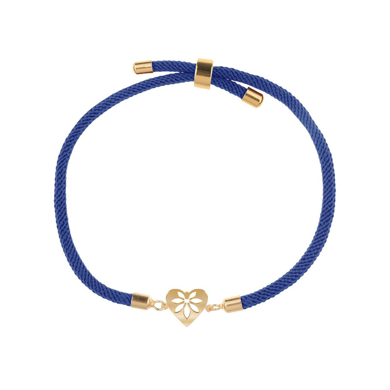 دستبند طلا 18 عیار زنانه مدوپد مدل گل کد D13-10456