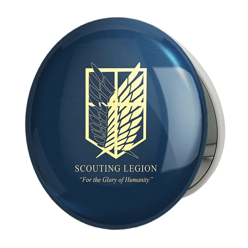 آینه جیبی خندالو طرح لژیون پیشاهنگی انیمه اتک آن تایتان Attack on Titan مدل تاشو کد 10991 