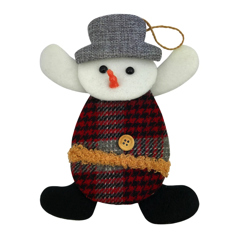 عروسک مدل آدم برفی ارتفاع 18سانتی متر