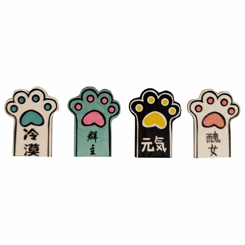 نشانگر کتاب مدل پنجه CH4 مجموعه 4 عددی 