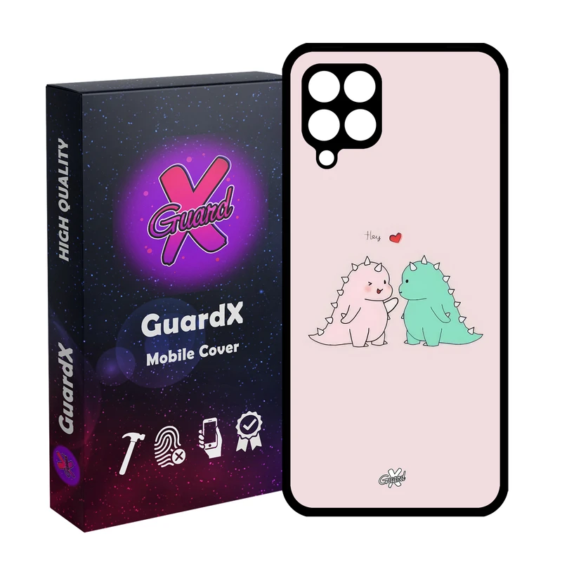 کاور گارد ایکس طرح عشق مدل Glass10653 مناسب برای گوشی موبایل سامسونگ Galaxy A12/M12/F12