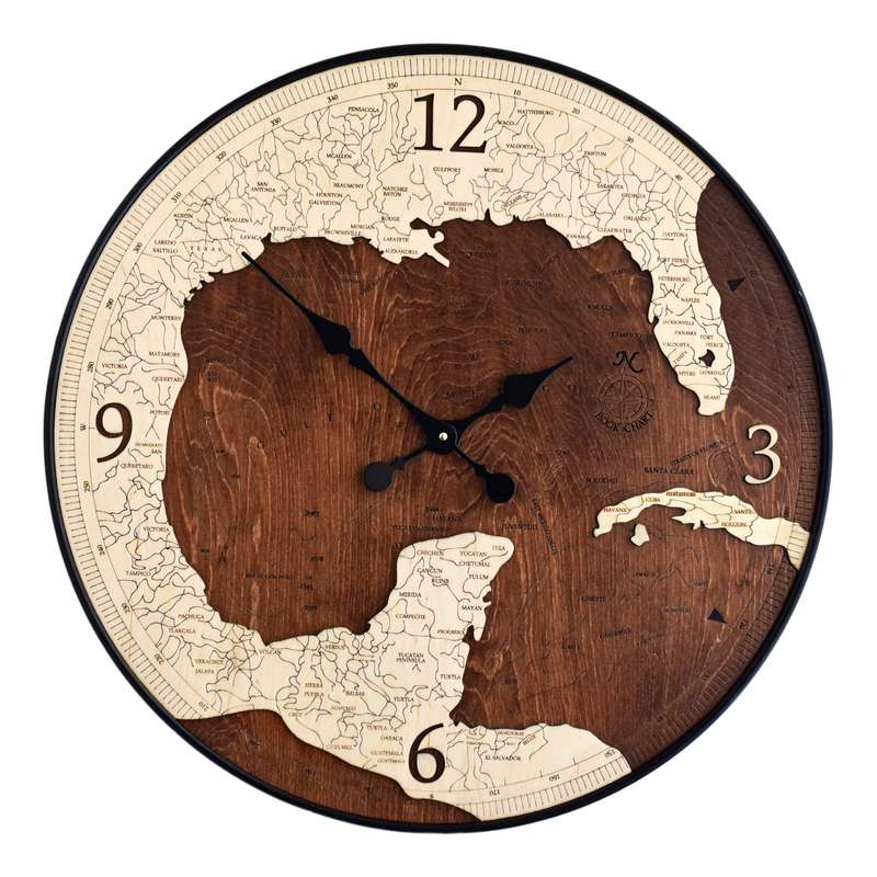 ساعت دیواری مدل نقش جهان