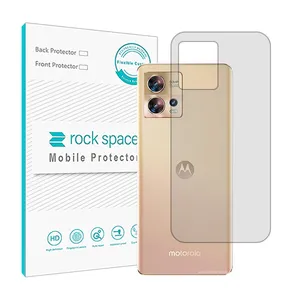 Transparent Rockspace HyGEL model phone back protector suitable for Motorola Edge 30 Fusion mobile phone