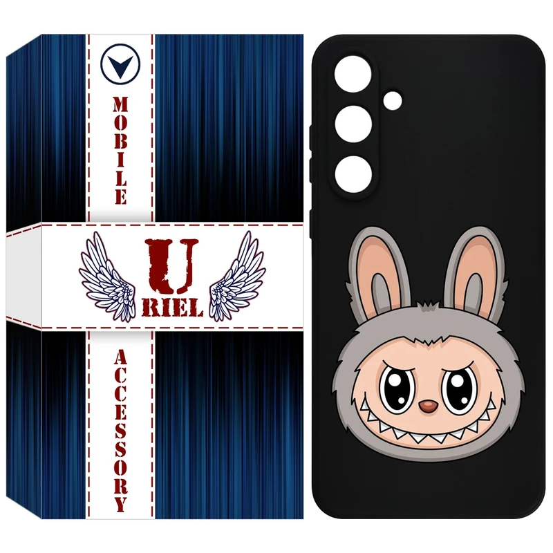 کاور یوریل مدل KSH کد 114 طرح عروسک لبوبو مناسب برای گوشی موبایل سامسونگ Galaxy A35