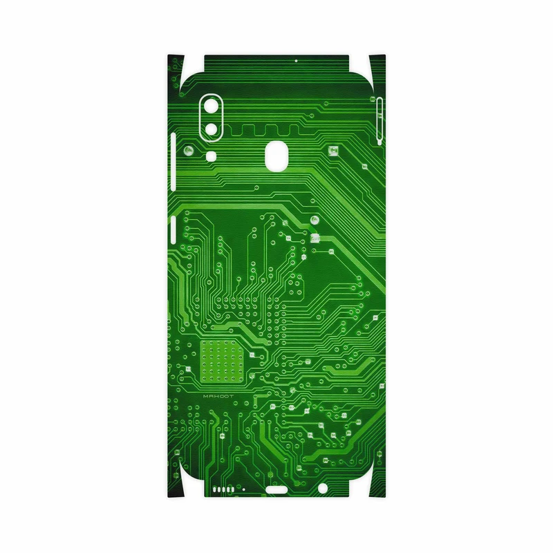 برچسب پوششی ماهوت مدل Green Printed Circuit Board-FullSkin مناسب برای گوشی موبایل سامسونگ Galaxy A30