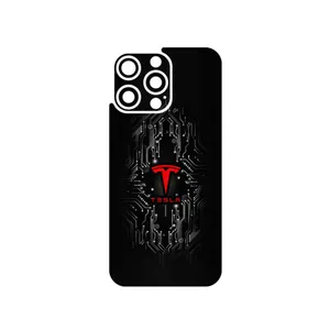 MAHOOT TESLA Cover Sticker for Apple iPhone 15 Pro Max