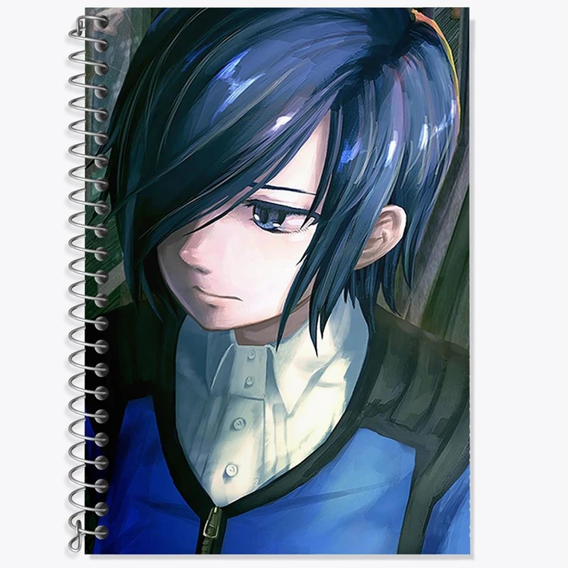 دفتر زبان 50 برگ خندالو مدل سه خط طرح توکا کریشیما انیمه توکیو غول Tokyo Ghoul کد 11883