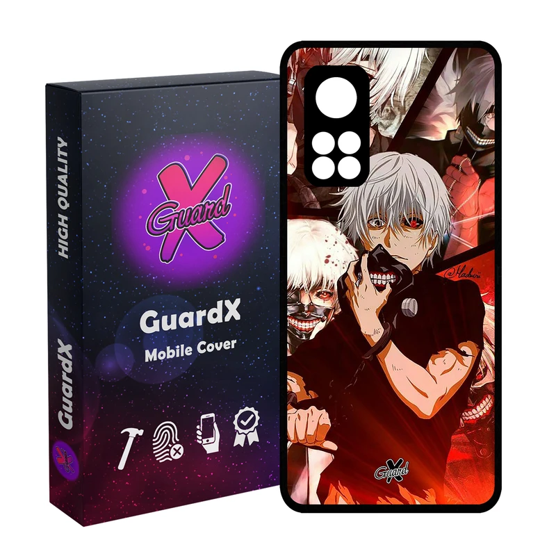 کاور گارد ایکس طرح Tokyo Ghoul Anime مدل Glass10549 مناسب برای گوشی موبایل شیائومی Mi 10T / Mi 10T Pro