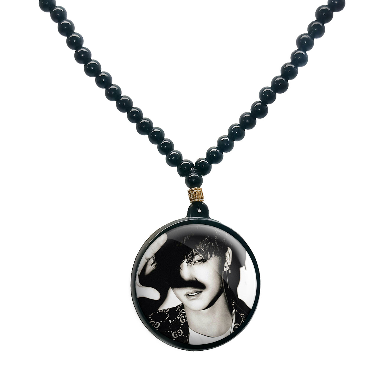 گردنبند پرمانه طرح GOT7 کد pmd.19201 مدل دو طرفه