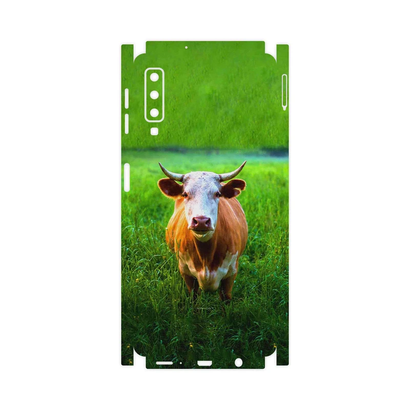 برچسب پوششی ماهوت مدل Cow-FullSkin مناسب برای گوشی موبایل سامسونگ Galaxy A7 2018