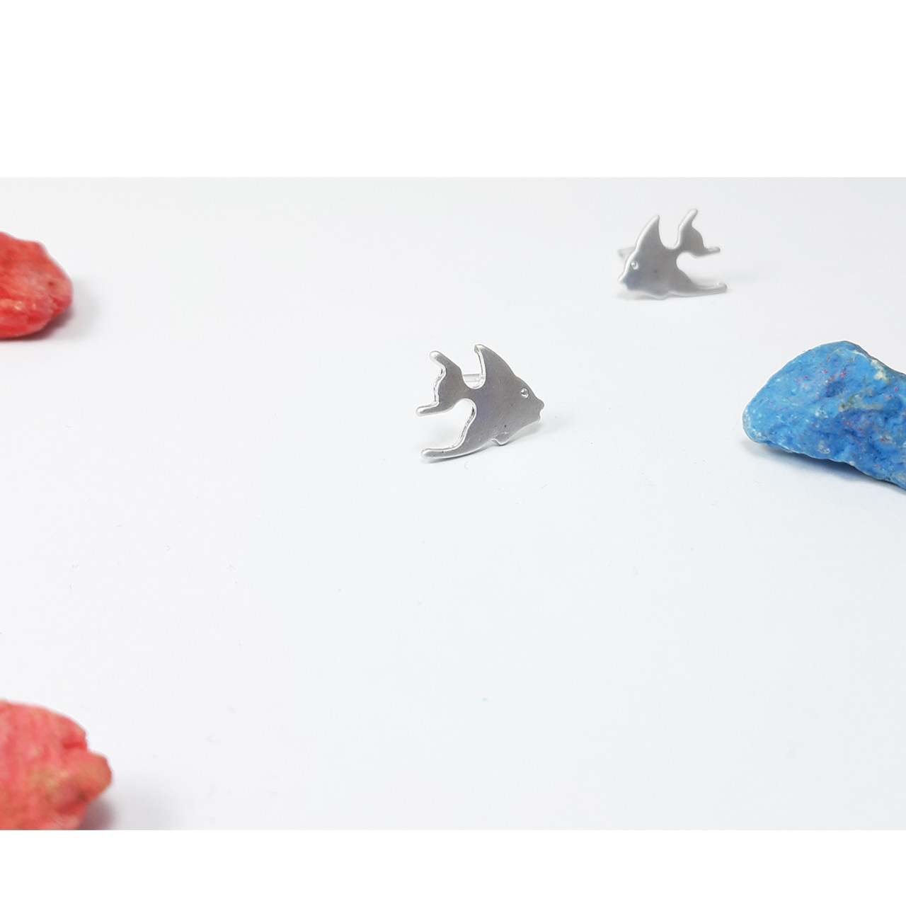 گوشواره زنانه مدل ماهی کد EA73