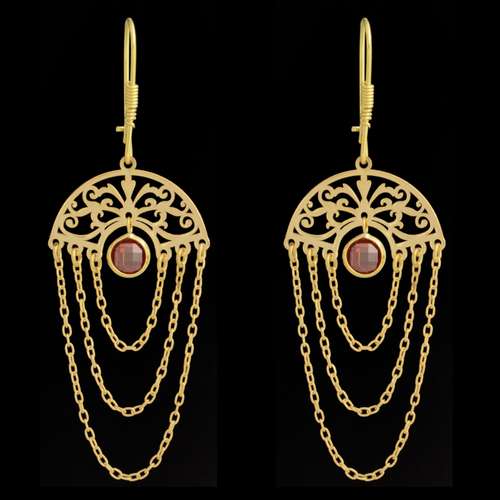 گوشواره طلا 18 عیار زنانه طلای مستجابی مدل مارکو کد 670173