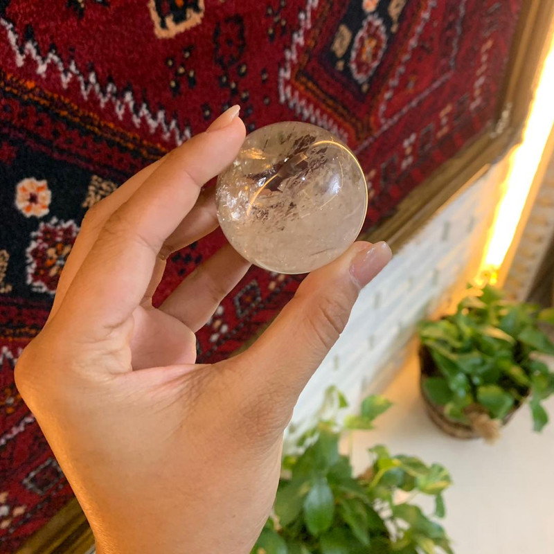 سنگ راف مدل گوی کوارتز کد 110