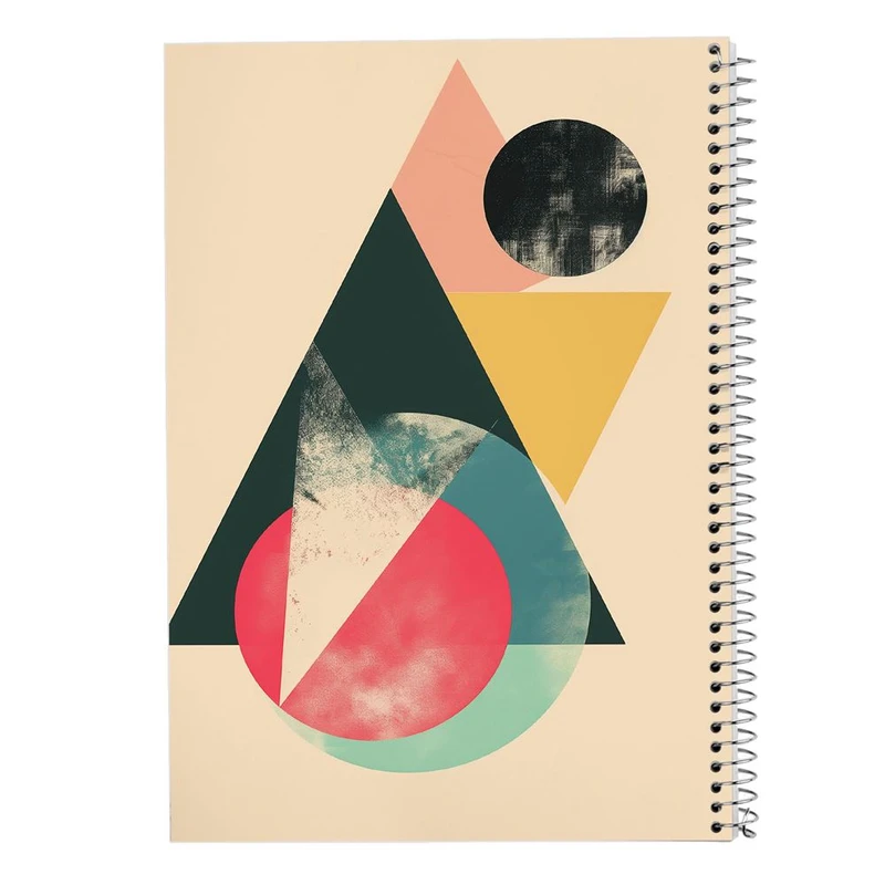 دفتر شطرنجی 50 برگ مدوپد طرح اشکال فانتزی کد DF16254