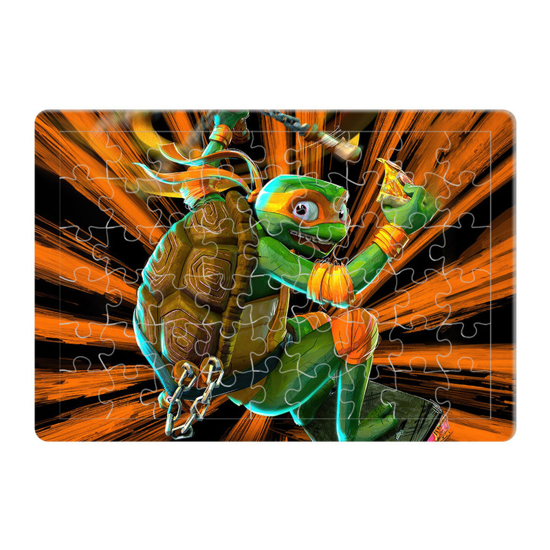 پازل 54 تکه هومرو مدل PL342 طرح انیمیشن لاکپشتهای نینجا