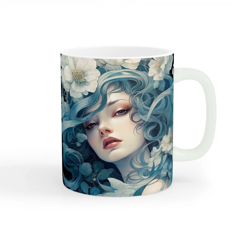 ماگ طرح دخترانه دختر خاص کد wall-8281