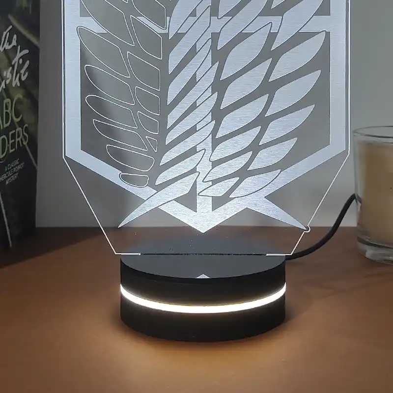 چراغ خواب مدل لوگو گروه شناسایی انیمه attack on titan