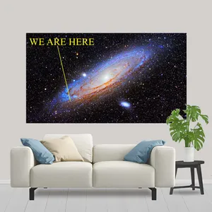 پوستر پارچه ای ما اینجا هستیم کد 001