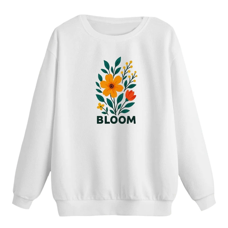 سویشرت زنانه مدل شکوفه 