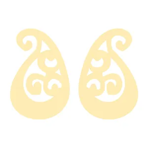 گوشواره طلا 18 عیار زنانه الن نار مدل N5208