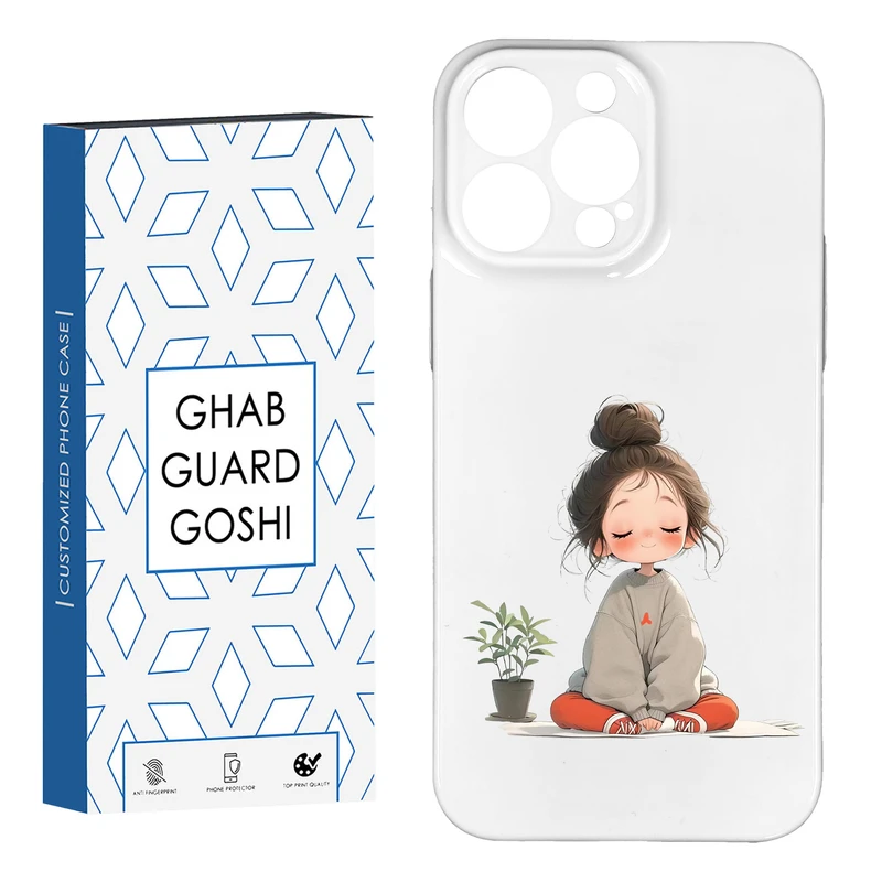 کاور قاب گارد گوشی طرح فانتزی دختر ملوس  کد HARD-011   مناسب برای گوشی موبایل اپل IPHONE 14 PRO